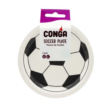 Platos De Fiesta Futbol N° 7 8Pcs Conga