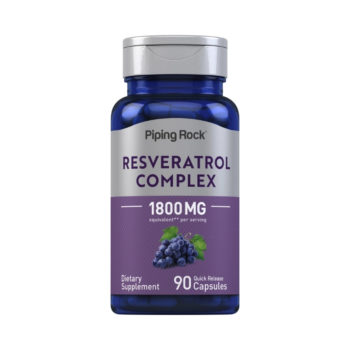 Resveratrol Complex 1800mg x 90Caps Piping Rock
