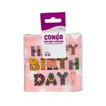 Servilletas De Cumpleaños 25 x 25 20Pcs Conga