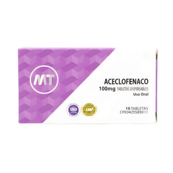 Aceclofenaco 100mg x 10Tab Mt