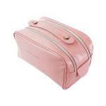 Beauty Creations Cosmetiquera Grande Doble Cremallera Rosa Cmbz-Pm