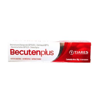 Becutenplus 30gr Betametasona+Clotrimazol+Neomicina Tiares