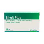 Birgit Plus 850-50mg x 30Tab Metformina-Sitagliptina Megalabs Vzl