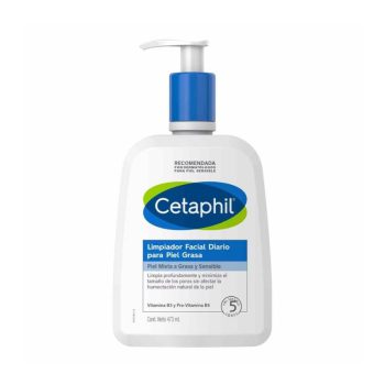 Cetaphil Limpiador Facial Diario Piel grasa 473mL