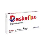 Deskeflas 25Mg x 10Tab Dexketoprofeno Alpharma