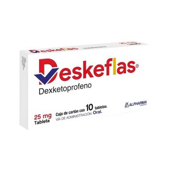 Deskeflas 25mg x 10Tab Dexketoprofeno Alpharma