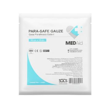 Gasa Parafinada Esteril 10x 10Cm x 1Und Medaid