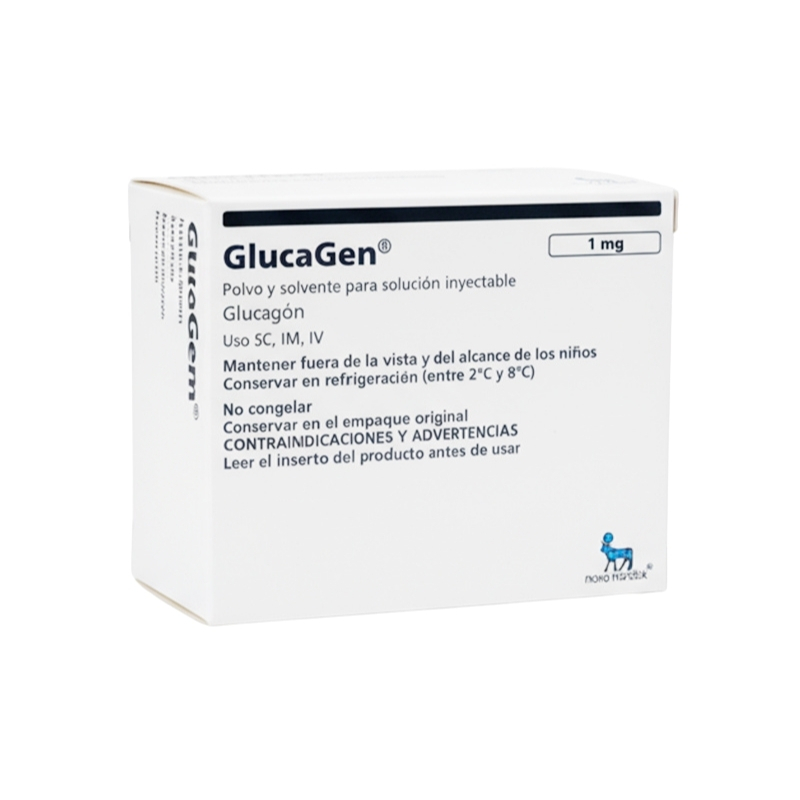 Glucagen Sc-I.M-Iv 1mg Polvo Y Solvente Para Solucion Inyectable Glucagon