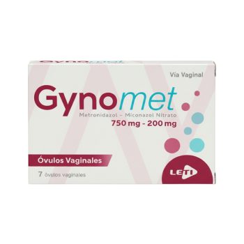 Gynomet 750-200mg x 7 Ovulos Metronidazol-Miconazol Leti