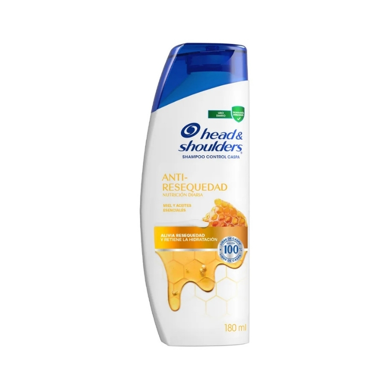 Head & Shoulders Shampoo Anti-Resequedad 180Ml