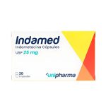 Inamed 25mg x 20Caps Indometacina Unipharma
