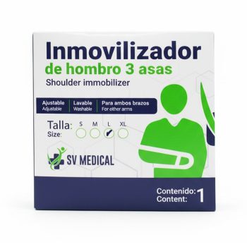 Inmovilizador De Hombro 3 Asas Ambidiestro Talla L Sv Medical