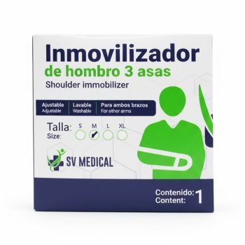 Inmovilizador De Hombro 3 Asas Ambidiestro Talla M Sv Medical