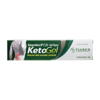 Ketogel 2.5% 30gr Ketoprofeno Tiares