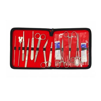 Kit Estuche De Cirugia Menor Acero Inoxidable 12 Piezas + Hojilla