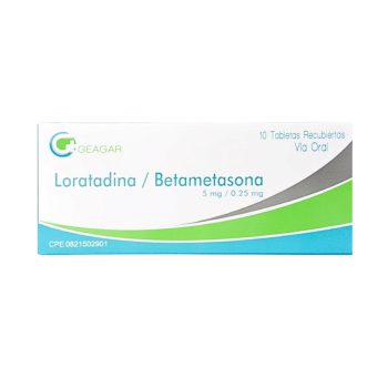 Loratadina+Betametasona 5-0.25mg x 10Tab Geagar