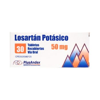 Losartan Potasico 50mg x 30Tab Plusandex