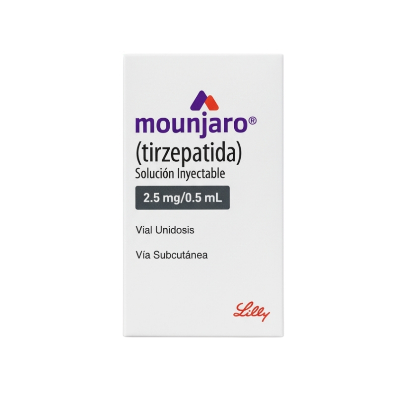 Mounjaro Solucion Inyectable 2.5mg_0.5mL x 1Vial Unicadosis S.C Tirzepatide
