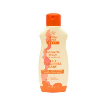 Natural Sense Baby Shampoo+Acond Rose Water 200mL Libre De Lagrimas