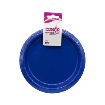 Platos De Fiesta Azul N° 7 8Pcs Conga
