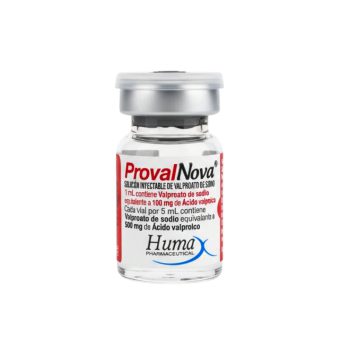 Proval Noval 500Mg x 1Amp Acido Valproico Humax