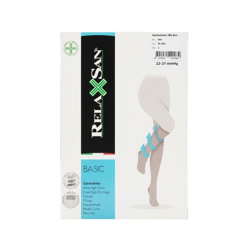 Relaxsan- Medias Gambaletto Tobillera 950 22-27 Mmhg T-3