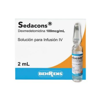 Sedacons Amp I.V 100Mcg/mL 2mL x 1Und Dexmedetomidina Behrens