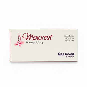 Menorest Tibolona 2.5mg x 28 Tabletas Renata