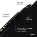 Valmy Marker Microblanding Lapiz De Cejas 01 Negro 1gr