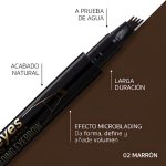 Valmy Marker Microblanding Lapiz De Cejas 02 Marron 1gr