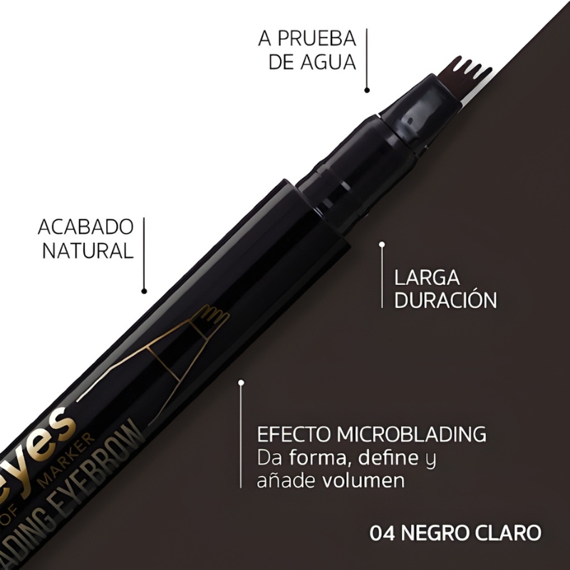 Valmy Marker Microblanding Lapiz De Cejas 04 Negro Claro 1gr (2)