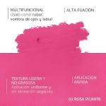 Valmy Perfect Finish Blush Stick 3En1 01 Rosa Picante 6gr Rubor