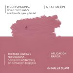 Valmy Perfect Finish Blush Stick 3En1 04 Malva Suave 6gr Rubor