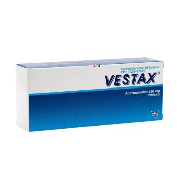 Vestax 650mg x 10Tab Acetaminofen Lab Vargas