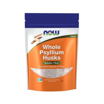 Whole Psyllium Husk 454gr Now Plantago Ovata