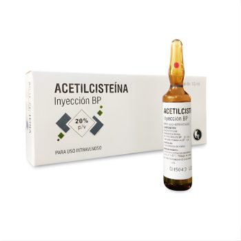 Acetilcisteina 20% P/V x 1Amp 10mL 200mg Kwality