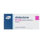 Aldactone 25Mg x 30Tab Espironolactona Pfizer