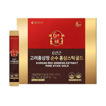 Boto- Extracto De Ginseng Coreano Stick Gold 10gr x 30