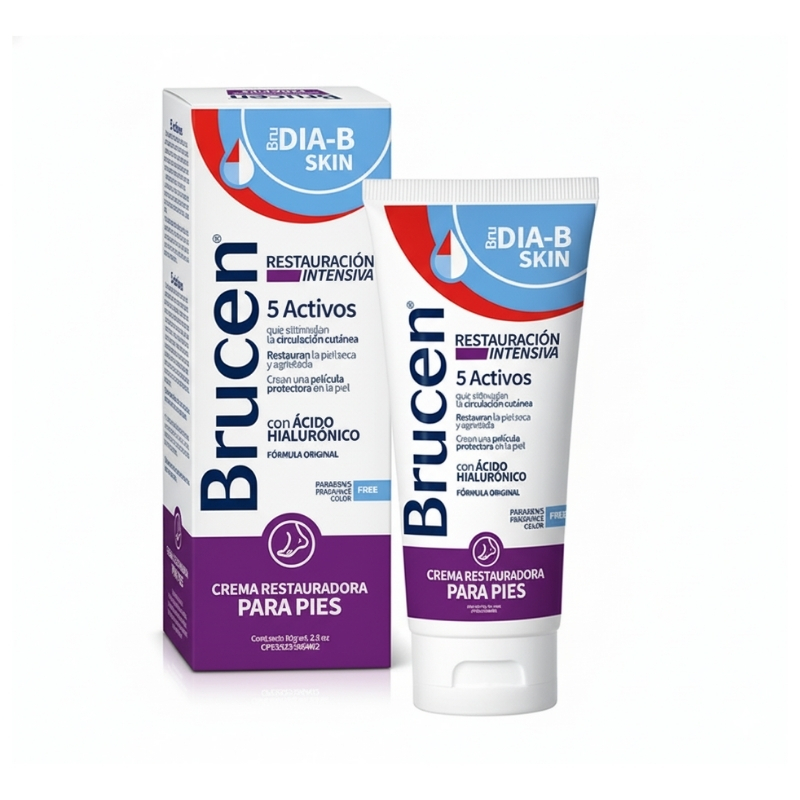 Brucen Dia-B Skin Crema Restauradora Para Pies 80Gr