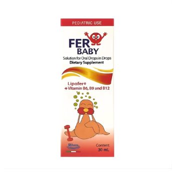 Fer Baby Multivitaminico 30mL Complejo B, Ac Folico, Hierro Riwa