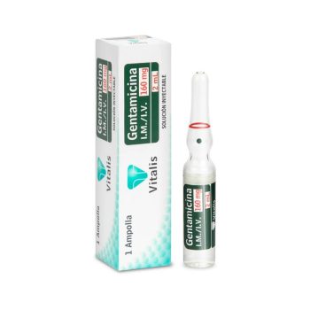 Gentamicina 160mg/2mL I.M/I.V  x 1 Amp Vitalis