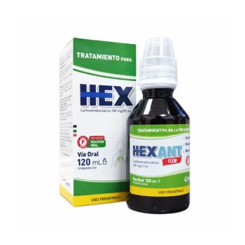 Hexant Flem Ped 100mg/5mL 120mL Carboximetilcisteina Megalabs