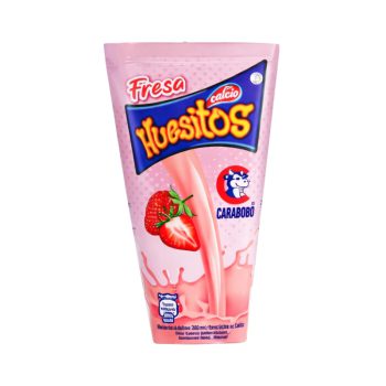 Huesitos Bebida Lactea Sabor A Fresa 200mL