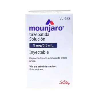 Mounjaro Solucion Inyectable 5mg/0.5mL x 1Vial Unicadosis S.C