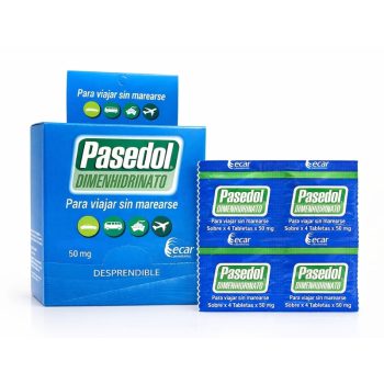 Pasedol 50mg x 4Tab Dimenhidrinato
