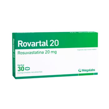 Rovartal Rosuvastatina 20mg x 30 Comprimidos