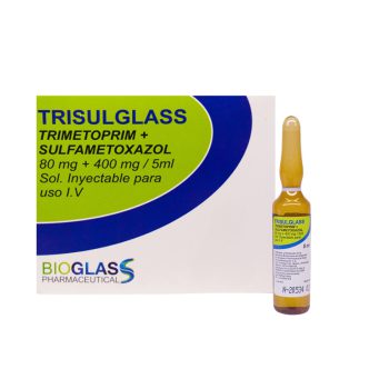 Trisulglass 400/80mg x 1Amp Trimetoprim-Sulfametoxazol Bioglass