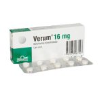 Verum 16mg x 10Tab Betahistina grunenthal