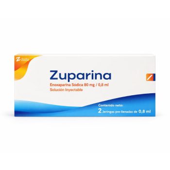 Zuparina 80mg/0.8mL x 2 Jeringas Prellenadas Enoxaparina Zuzu