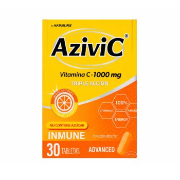 Azivic 1000mg x 30Cap Vitamina C Naturlife